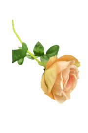 Kunstbloemen rozen taupe met een licht roze tint hoogte 66 cm