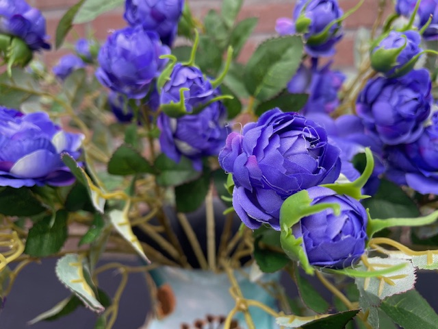 Kunstbloemen, rozentakken met verschillende vertakkingen 45 cm