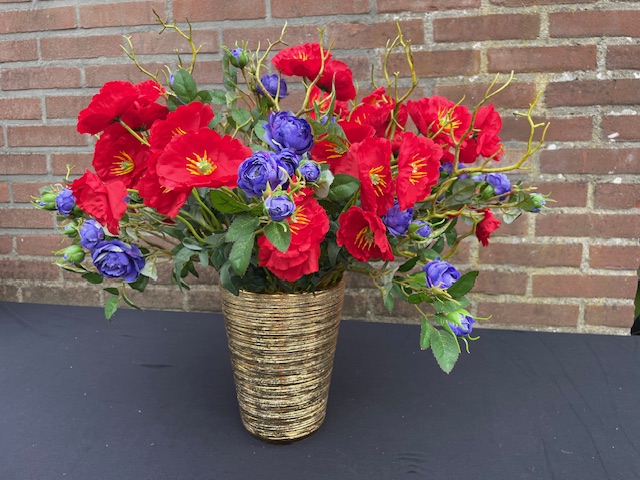 Kunstbloemen, rozentakken met verschillende vertakkingen 45 cm