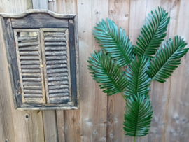 Kunst palmboom/palmplant bladeren, kunstbladeren 34x19 cm
