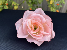 Kunstbloemen Franse rozen roze, diameter 12 cm