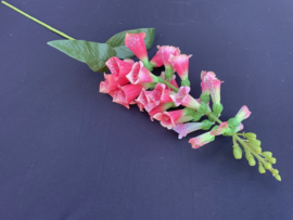 Kunstbloemen, kunsttakken ridderspoor hoogte 79 cm
