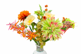 Boeket kunstbloemen 11-delig € 24,95 inclusief verzending binnen Nederland