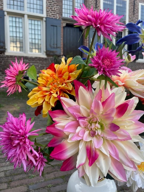 Kunstbloemen mix boeket  nu slechts € 35