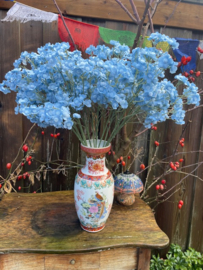 Kunstbloemen boterbloem blauw hoogte 60 cm