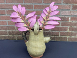 Kunsttakken met 11 roze/paarse bladeren hoogte 46 cm