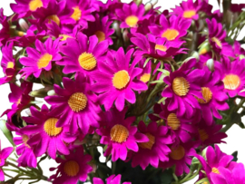 Kunstbloem Margriet donker roze 54 cm