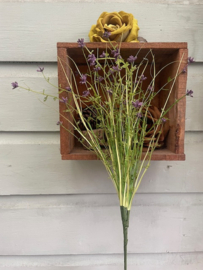 Kunstbloemen verberna "ijzerhard" boeket paars hoogte 47 cm