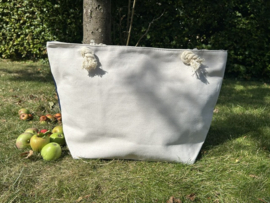 Ibiza Strandtas & Shopper – Mandala Donkerblauw (38 x 57 cm)