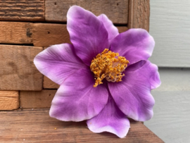 Kunstbloemen clematis paars diameter 12 cm