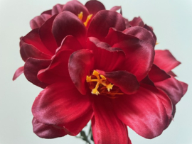 Kunstbloemen amaryllis rood 3x10 cm