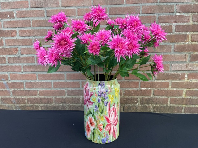 Kunstbloemen roze asters hoogte 70 cm 5 bloemen per tak