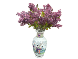 Kunsttak Sering lila in knop - Kunstbloem op steel 60 cm