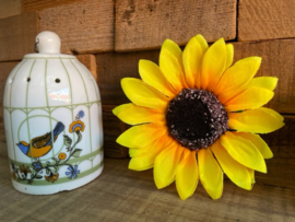 Kunstbloemen, zonnebloemen diameter 9 cm