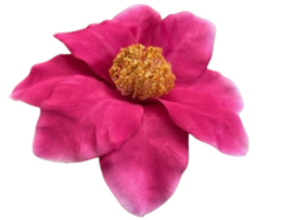 Kunstbloemen clematis donker roze diameter 12 cm