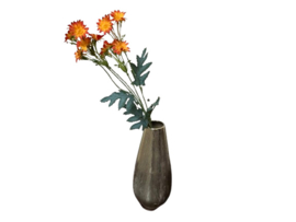 Kunstbloem margriet oranje 54 cm