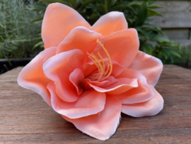 Kunstbloemen amaryllis peach, diameter 14 cm