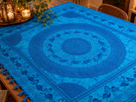 Mandala doeken/kleden uit India 210x240 cm wandkleed/bedsprei
