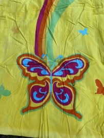 Kinder Handdoek & Rugzak – 2-in-1 Gele Vlinder