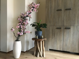 Bloesemboom/bloesem boom met roze zijde kunstbloemen, 150 cm