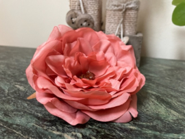 Kunstbloemen zonder steel pioenrozen oud roze, diameter 12 cm
