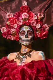 Carnaval/vasteloavend bloemen kostuum kunstbloemen
