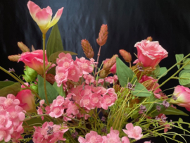 huur/verhuur kunstbloemen Kunstbloemenboeket "Muurhuizen"