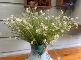 Kunstbloemen verberna "ijzerhard" boeket wit hoogte 43 cm