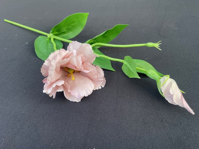Kunstbloemen lisianthus met knop hoogte 47 cm
