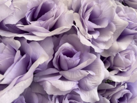 Kunstbloemen Franse rozen lila, diameter 12 cm