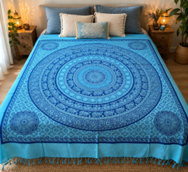 Mandala doeken, mandalakleed 210x240 cm kleden uit India