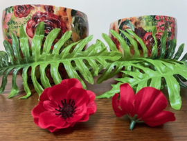 Kunstbloemen anemoon rood diameter 6 cm