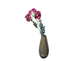 Kunstbloem Margriet donker roze 54 cm