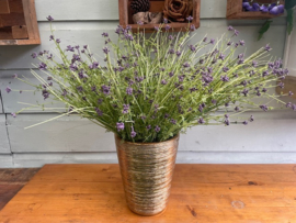 Kunstbloemen verberna "ijzerhard" boeket paars hoogte 47 cm