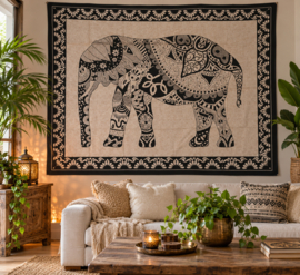 Mandala Doek Olifant – Groot Katoenen Mandala Kleed 220 x 200 cm