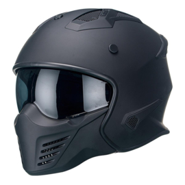 Helm Vito Bruzano Mat Zwart