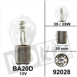 Lamp BA20D 12V 35/35W CE - Philips