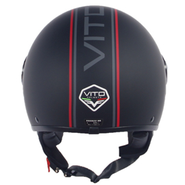 Helm Vito Loreto Fashion Mat Zwart