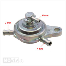 Benzinekraan scooter met 3 aansluitingen  Supertec