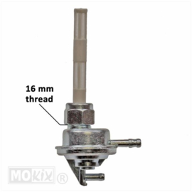 Benzinekraan China Scooter 16mm SuperTec AKW