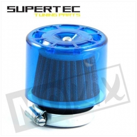 Luchtfilter Supertec 35mm recht blauw