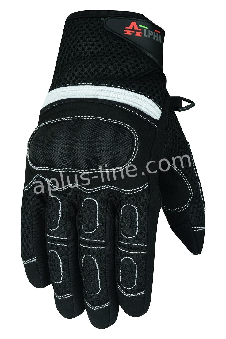Handschoen Alpha Styling Zwart/Wit