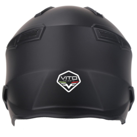 Helm Vito Bruzano Mat Zwart