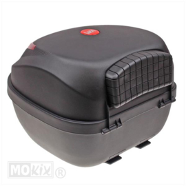 Top koffer KXM RR 31L zwart met rugsteun