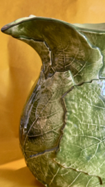 Karaf Italiaans aardewerk groen