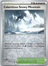 Calamitous Snowy Mountain - PAL - 174/193 - Reverse