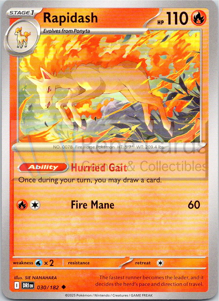 Rapidash - DRI  - 030/182