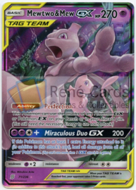 Mewtwo & Mew GX - S&M UnMin - 71/236