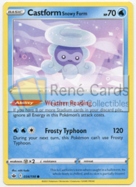 Castform Snowy Form - ChillRein - 034/198