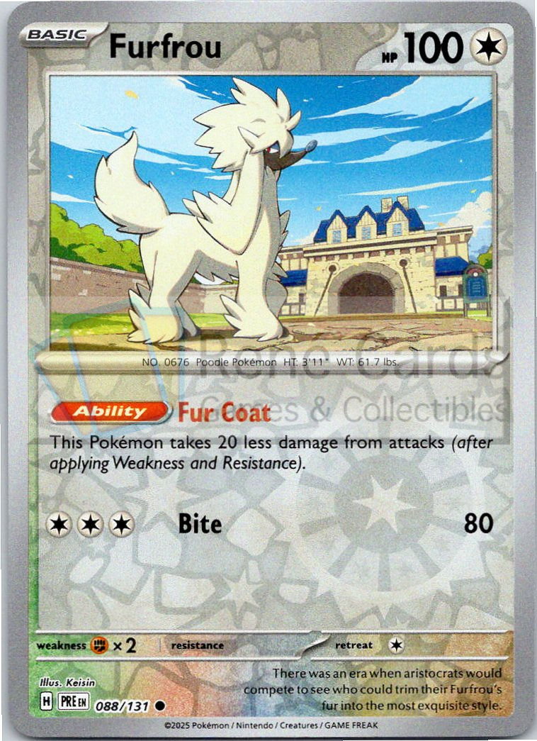 Furfrou - PRE  - 088/131 - Reverse